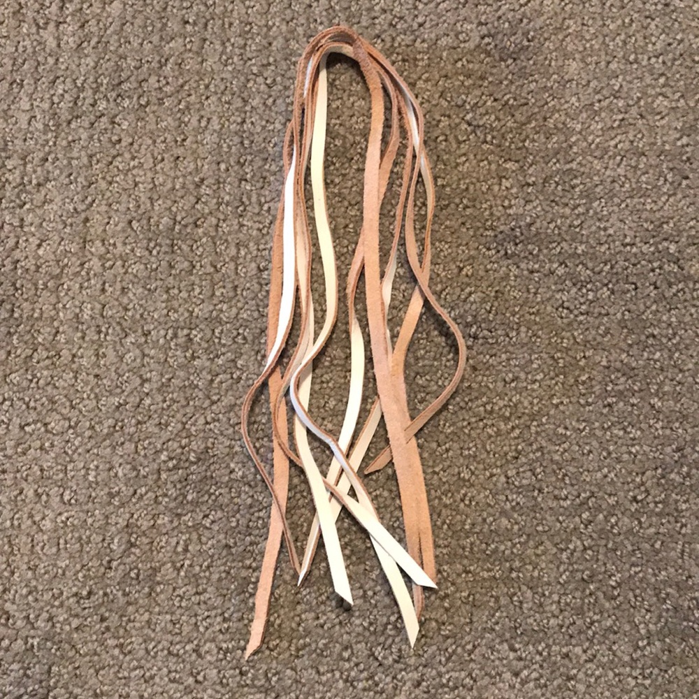 Leather tassels from Rebecca Minkoff purse